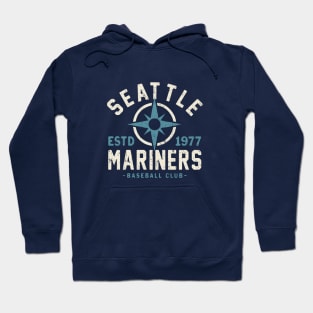 Vintage Seattle Mariners 1 by Buck Tee Hoodie